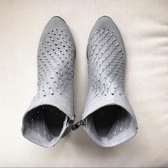 LAST ONE‼️S/9 Braided Grey Booties! 🐰 - Picture 2 of 7